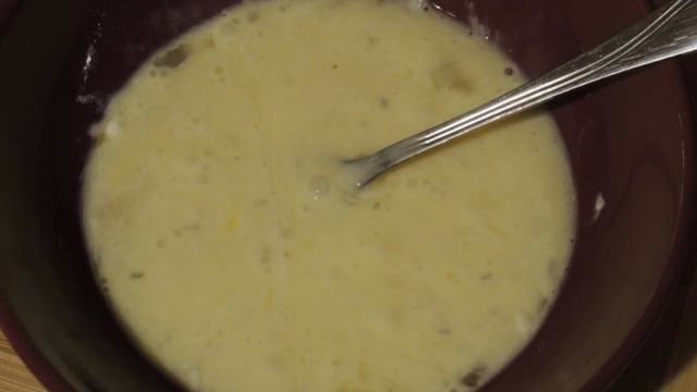Омлет с картошкой на завтрак