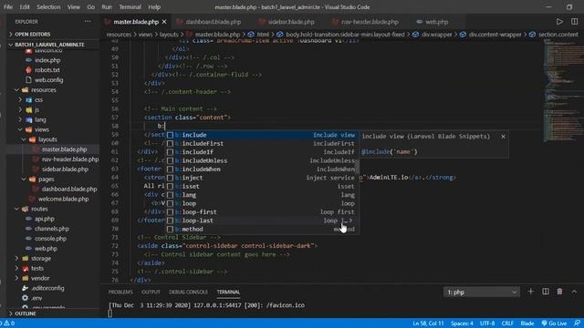 Laravel Bangla Tutorial || Web Application Development || Batch 1 || Part 14