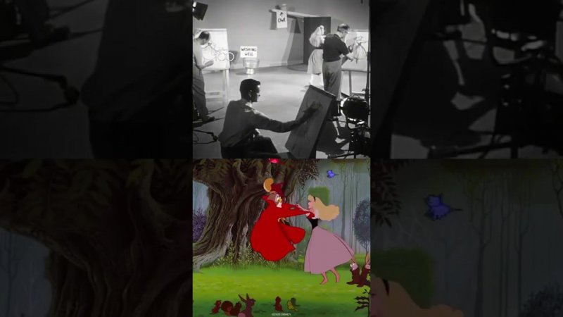 How animation artists worked in 1959