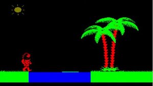 Электроника БК-0010, игра ''Африка'' (BK-0010, Africa)