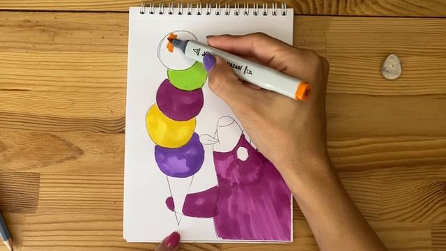 Курс "Пупсик" скетч маркерами для самых маленьких | Урок 4 | Мишка сладкоежка смотреть онлайн