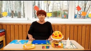 Аппликация по сказке "Колобок" из геометрических фигур
