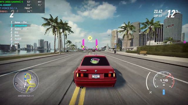 NFS HEAT : RTX 3060 + I5-10400F смотреть онлайн