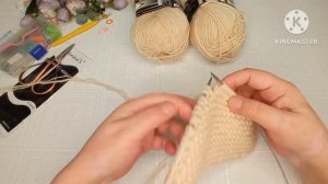 Берет из клиньев/вяжем спицами укороченными рядами...