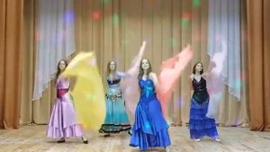 LALA. Восточный танец с платками.