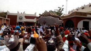 Emir Muhammad Sanusi II inside Emirate palace