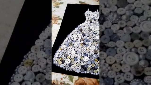 Платье из пуговиц смотреть онлайн