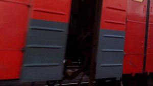 Именной электропоезд ЭТ2М 118 отправляется с Ленинградского вокзала