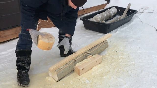 ОБРЕЗНАЯ ДОСКА СВОИМИ РУКАМИ из бревна!