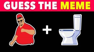 Guess The Meme Song by Emoji _ Skibidi Toilet, MrBeast Grimace Shake, Skibidi Dom Dom Yes Yes