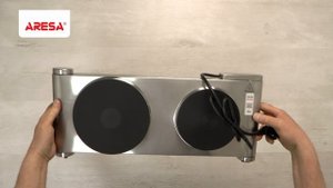 Распаковка электроплитки  / Unpacking of hotplate ARESA AR-4702