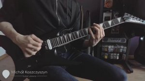 Jackson Warrior JS32 AH Satin Black Shred
