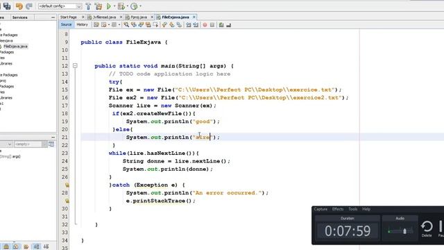 [java b darija] java oriente objet : Files Exercice + corrigé смотреть онлайн