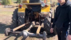 Вездеход на базе трактора т-25 tractor-based all-terrain vehicle