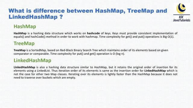 What is difference between HashMap, TreeMap and LinkedHashMap based uses Scenarios?[Very Important]