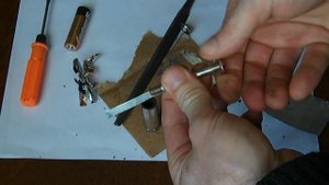 Самодельные батарейки (гальванические элементы) из убитых щелочных