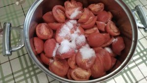 Квашеные помидоры по грузински.  Старинный рецепт.