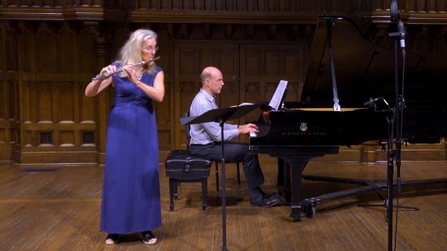 BERYL RUBINSTEIN Sonata for Flute and Piano with intro, Mary Kay Robinson-flute, John Simmons-piano смотреть онлайн