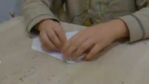 оригами самолет