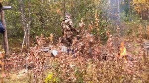 Чистим рыбу, жарим щуку. Готовлю на природе.