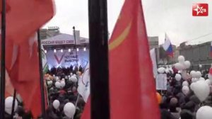 Митинг 24 декабря 2011. Москва. Освистали Немцова.