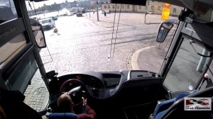Mercedes Benz Tourismo Bus Driving in Helsinki City Center | Narrow Streets | Coach Driving
