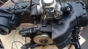 Запуск мотора 139QMB после ремонта