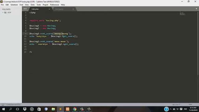 OOP PHP - KONSTRUKTOR смотреть онлайн