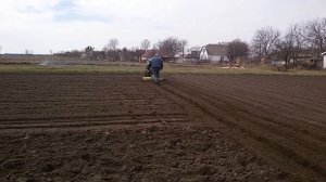 Мотоблок выготовка под посев пшеницы 1-яЧ 27.03.2017