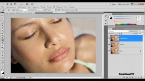 Кожа. Ретушь. Face Retouch.