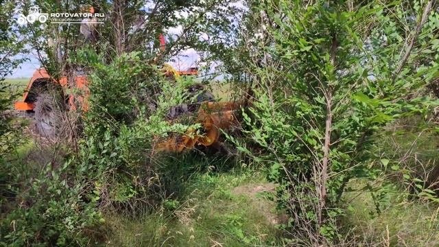 Обзор и Ввод земель в оборот Ротоватором Mericrusher MJS-244DTG вместе с трактором Станислав MF705P