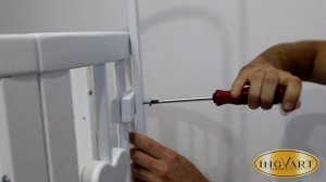 Как закрепить держатель балдахина на детскую кроватку?IngVart.