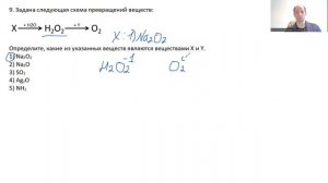 Разбор задание 9 ЕГЭ химия 2023. Свойства и получение пероксидов водорода и натрия.