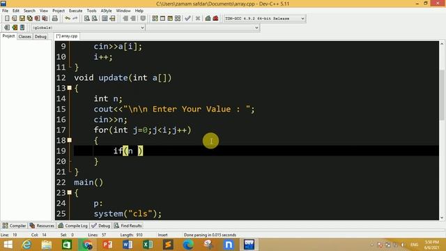 CRUD Operation Using Array & Functions in C++ || Pass Array To Functions in C++ || C++ Array CRUD смотреть онлайн