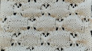 Ажурный узор 24 / Вязание на машине/ Пошаговый мастер класс