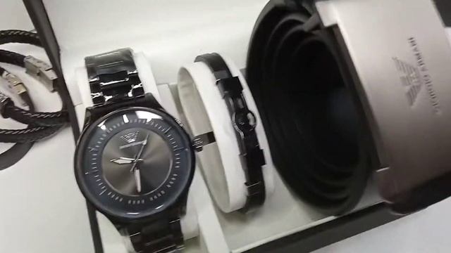 МУЖСКОЙ ПОДАРОЧНЫЙ НАБОР ЧАСЫ РЕМЕНЬ БРАСЛЕТ смотреть онлайн