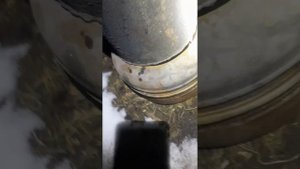 Печь на отработке!