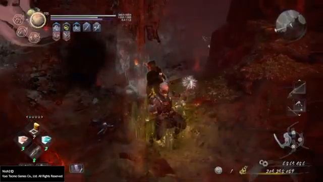 Nioh 2. Билд от моего друга Slesargun огненная Кусаригама