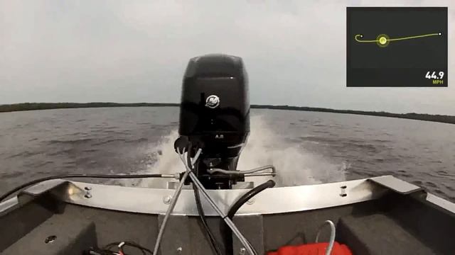 Xtreme Brute 1654 SC running a Mercury 60 EFI 4-Stroke, GPS Top Speed: 45.9MPH смотреть онлайн