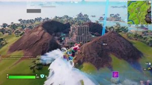 Fortnite - Подпрыгните на 3 разных подушках безопасности, не коснувшись земли