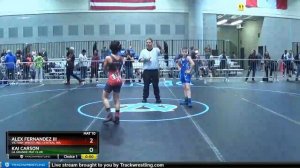 Middle School 83 Kai Carson La Grande Mat Club Vs Alex Fernandez Iii Victory Wrestling-Central WA