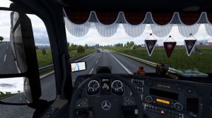 Euro Truck Simulator 2 1.47 | Mercedes-Benz Actros MP4 By Schumi | Short Drive | ETS2 Mods