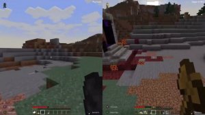 Minecraft PS5 coop 2 players split screen