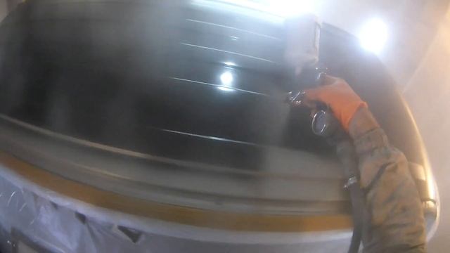 Покраска крыши автобуса в гараже!!! Фольцваген Т5 смотреть онлайн