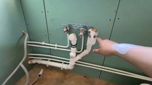 Монтаж водопровода и отопления СИП доме. Часть 1.