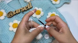 Ромашка гүлін тоқу. Гүл тоқу. Цветочки крючком. Ромашка крючком. Пышные столбики.