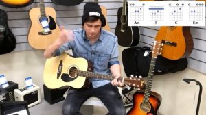 Простые Песни на Гитаре БЕЗ БАРРЭ для Начинающих (Часть 2)