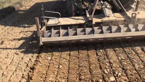 Вертикально-фрезерный культиватор КВФ-2.8 в роботе