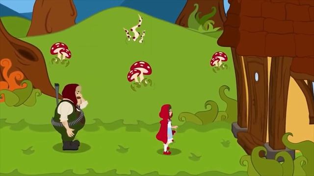Little Red Riding Hood | English Tales For Kids смотреть онлайн