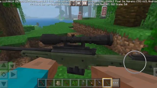 новый мод на 3D оружие на Майнкрафт ПЕ смотреть онлайн